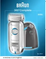 Preview for 1 page of Braun 360 Complete 8995 User Manual