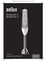 Preview for 1 page of Braun 4165 Manual