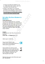 Preview for 6 page of Braun 5 Sereis Manual