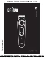 Предварительный просмотр 1 страницы Braun 5542 Manual