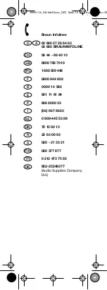 Preview for 3 page of Braun 5604 Manual