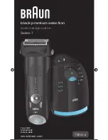 Braun 5692 black premium selection limited design edition Quick Manual preview