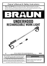 Preview for 1 page of Braun 58424 Owner'S Manual & Safety Instructions