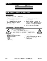 Preview for 2 page of Braun 63990 Owner'S Manual & Safety Instructions