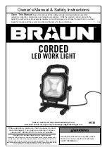 Preview for 1 page of Braun 64738 Owner'S Manual & Safety Instructions