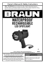 Braun 64757 Owner'S Manual & Safety Instructions preview