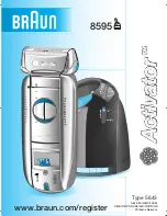 Braun Activator 8595 Manual предпросмотр