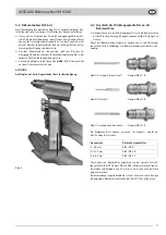 Предварительный просмотр 7 страницы Braun AESCULAP ACCULAN GA 620 D Instructions For Use/Technical Description