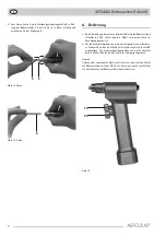 Предварительный просмотр 10 страницы Braun AESCULAP ACCULAN GA 620 D Instructions For Use/Technical Description