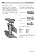 Предварительный просмотр 18 страницы Braun AESCULAP ACCULAN GA 620 D Instructions For Use/Technical Description