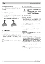 Предварительный просмотр 22 страницы Braun AESCULAP ACCULAN GA 620 D Instructions For Use/Technical Description