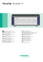 Braun Aesculap GA320 Instructions For Use/Technical Description preview