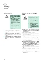 Preview for 296 page of Braun Aesculap MACS II Instructions For Use/Technical Description