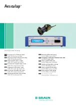 Preview for 1 page of Braun Aesculap PV440 Instructions For Use/Technical Description