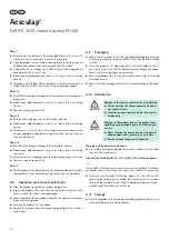 Preview for 14 page of Braun Aesculap PV440 Instructions For Use/Technical Description