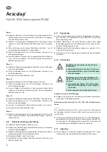 Preview for 28 page of Braun Aesculap PV440 Instructions For Use/Technical Description