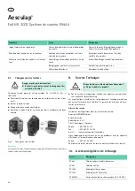 Preview for 44 page of Braun Aesculap PV440 Instructions For Use/Technical Description