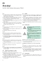 Preview for 70 page of Braun Aesculap PV440 Instructions For Use/Technical Description