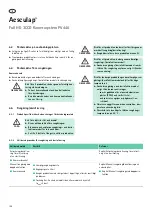 Preview for 110 page of Braun Aesculap PV440 Instructions For Use/Technical Description