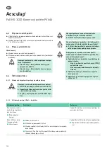 Preview for 140 page of Braun Aesculap PV440 Instructions For Use/Technical Description