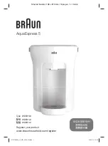 Braun AquaExpress 5 Manual предпросмотр