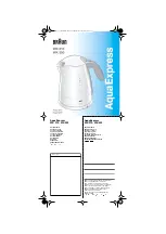 Preview for 1 page of Braun AquaExpress WK 210 Use Instructions