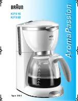 Braun Aroma Passion KF 510 Manual предпросмотр