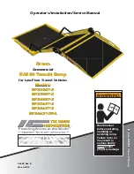 Preview for 1 page of Braun BF3248Y-2 Operator, Installation, Service Manual