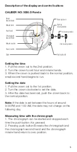 Preview for 5 page of Braun BN0095 5030.D Ronda Operating Manual