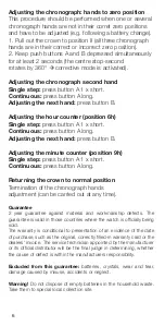 Preview for 6 page of Braun BN0095 5030.D Ronda Operating Manual