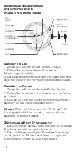 Preview for 8 page of Braun BN0095 5030.D Ronda Operating Manual