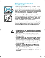 Preview for 61 page of Braun BP 3550 User Manual