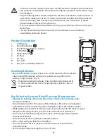 Preview for 4 page of Braun BP4000 Instruction Manual