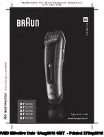 Preview for 1 page of Braun BT 5010 Manual