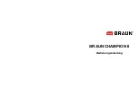 Braun CHAMPION II User Manual предпросмотр