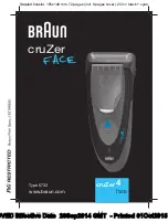 Preview for 1 page of Braun cruZer 4 FACE Manual