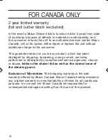 Preview for 16 page of Braun CRUZER 5730 User Manual