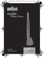 Braun cruzer 6 Use Instructions preview