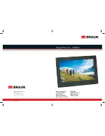 Предварительный просмотр 1 страницы Braun DigiFrame 1360 Instruction Manual