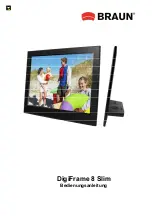 Предварительный просмотр 1 страницы Braun DigiFrame 8 Slim User Manual