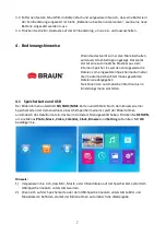 Preview for 8 page of Braun DigiFrame 8 Slim User Manual