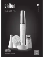 Предварительный просмотр 1 страницы Braun FaceSpa Pro 911 Manual