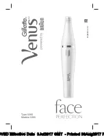 Braun Gillette Venus Face PERFECTION Manual preview