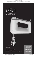 Braun HM 3000 Manual preview