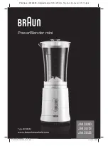 Предварительный просмотр 1 страницы Braun JM 3000 Instruction Manual