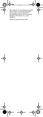 Preview for 4 page of Braun M-90 Type 5609 User Manual