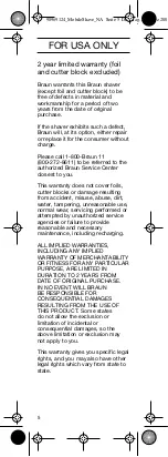 Preview for 5 page of Braun M-90 Type 5609 User Manual