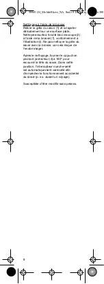 Preview for 8 page of Braun M-90 Type 5609 User Manual