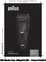 Braun MG5010 Manual preview