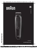 Preview for 1 page of Braun MGK 3240 Instructions Manual